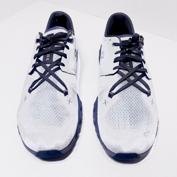 On Running Other - On Cloud X 3 AD Athletic Sneakers Niagara Blue White Mens Size US 10.5